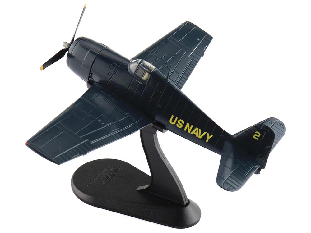 Grumman F6F-5 Hellcat Fighter Aircraft "Blue Angels #2" (1946) United States Navy "Air Power Series" 1/72 Diecast Model by Hobby Master view 4