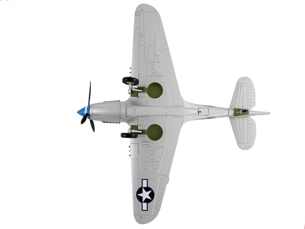 Curtiss P-40N Warhawk Fighter-Bomber Aircraft "Major Gerald Johnson 49th Fighter Group Philippines" (1944) United States Army Air Forces "Air Power Series" 1/72 Diecast Model by Hobby Master view 3