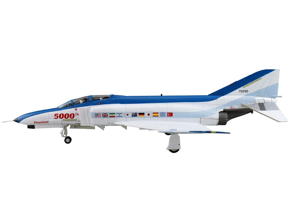 McDonnell Douglas F-4E Phantom II Fighter-Bomber Aircraft "70290 5000th Phantom St Louis" (1978) United States Air Force "Air Power Series" 1/72 Diecast Model by Hobby Master view 2