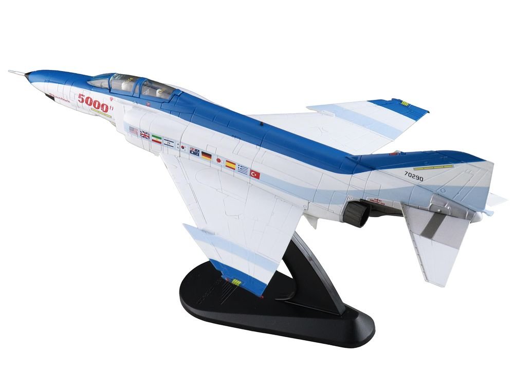 McDonnell Douglas F-4E Phantom II Fighter-Bomber Aircraft "70290 5000th Phantom St Louis" (1978) United States Air Force "Air Power Series" 1/72 Diecast Model by Hobby Master view 5