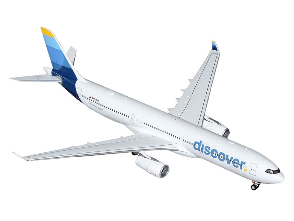 Airbus A330-300 Commercial Aircraft "Discover Airlines" (D-AIKK) White with Blue Tail "Gemini 200" Series 1/200 Diecast Model Airplane by GeminiJets view 2