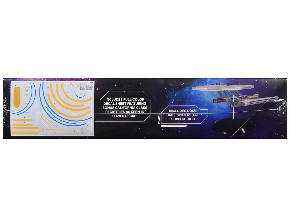 Skill 2 Model Kit USS Cerritos NCC-75567 Spacecraft "Star Trek: Lower Decks" (2020-2024) TV Series 1/1400 Scale Model by Polar Lights view 3