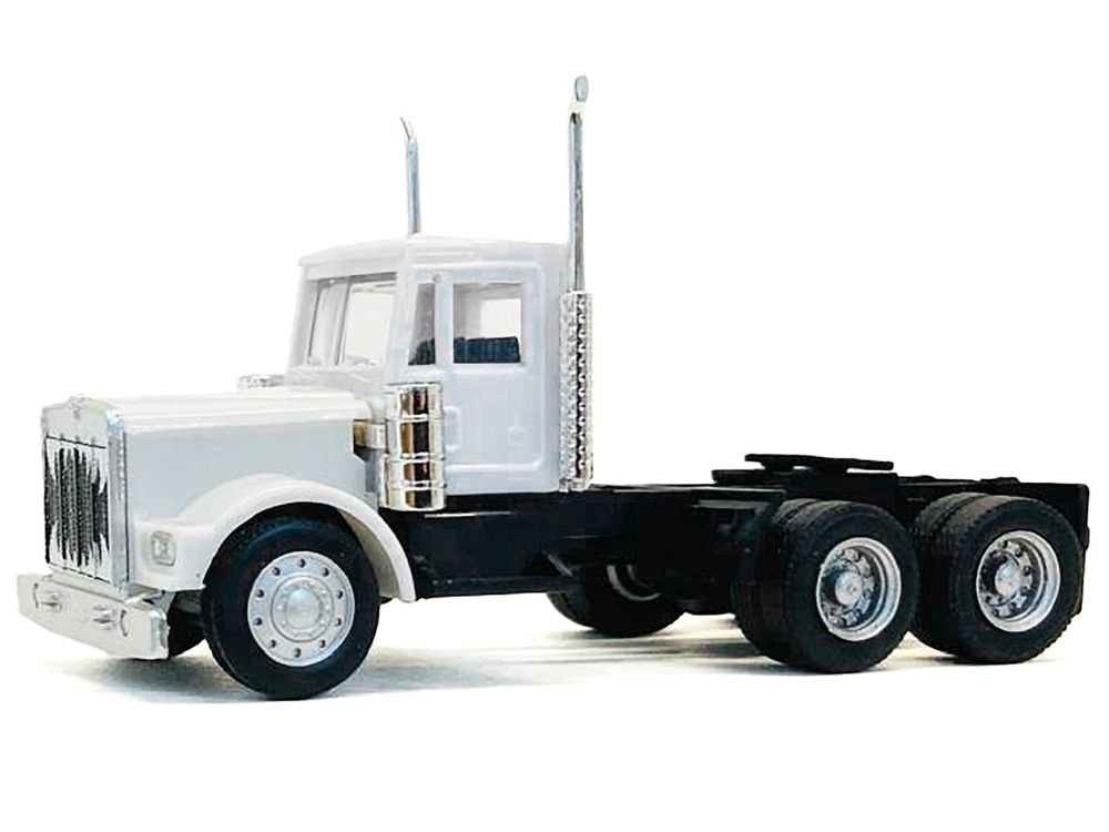 Kenworth W900 Short Day Cab White 1/87 (HO) Plastic Model Car by Promotex view 2