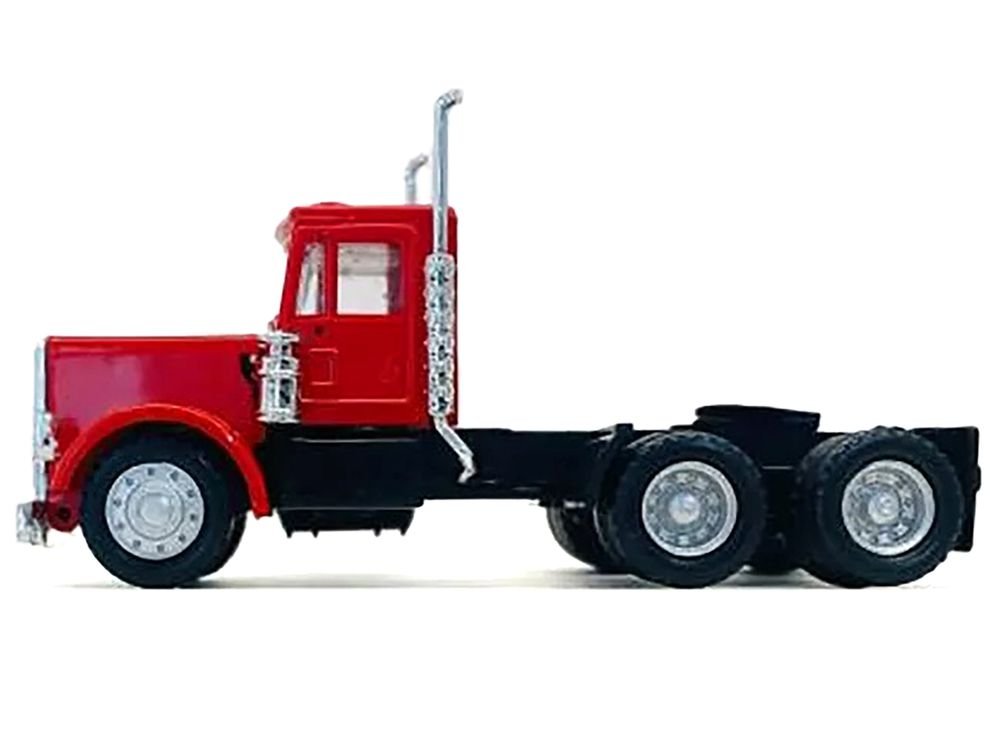 Peterbilt Short Day Cab Red 1/87 (HO) Plastic Model Car by Promotex view 2