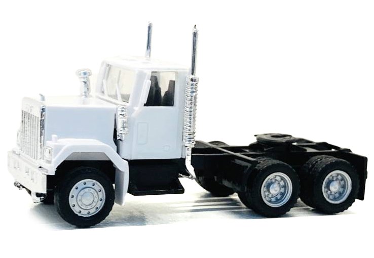 GMC Short Day Cab White 1/87 (HO) Plastic Model Car by Promotex view 2