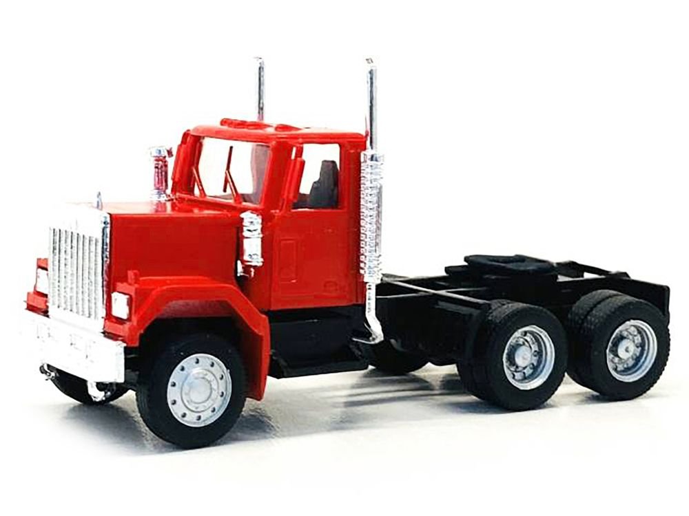 GMC Short Day Cab Red 1/87 (HO) Plastic Model Car by Promotex view 2