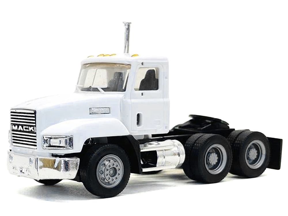 Mack 603 Short Day Cab White 1/87 (HO) Plastic Model Car by Promotex view 2