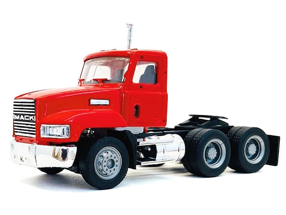 Mack 603 Short Day Cab Red 1/87 (HO) Plastic Model Car by Promotex view 2