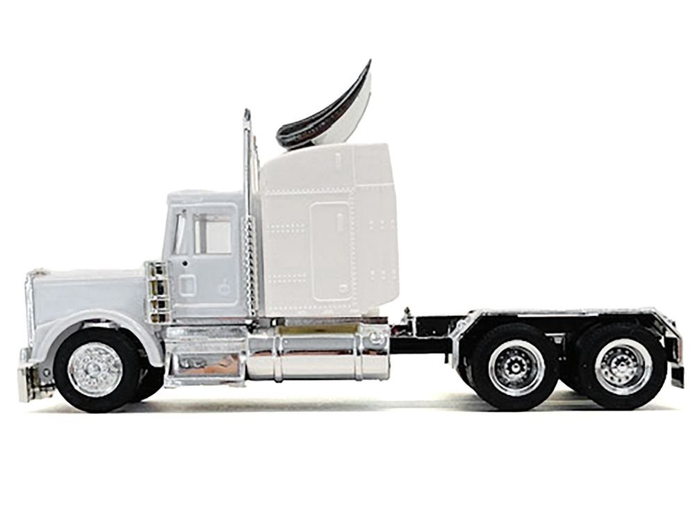 Kenworth W900 Sleeper Cab White 1/87 (HO) Plastic Model Car by Promotex view 2