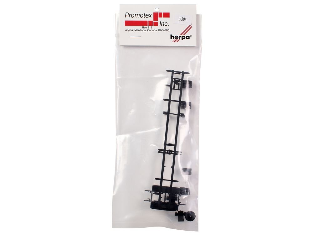 Container Chassis for 2-Axle 48ft Trailer 1/87 (HO) Plastic Model by Promotex view 3