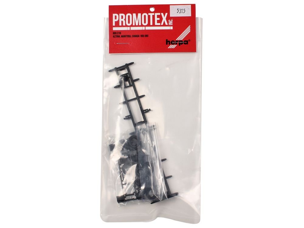 Container Chassis for 3-Axle 40ft Trailer 1/87 (HO) Plastic Model by Promotex view 3