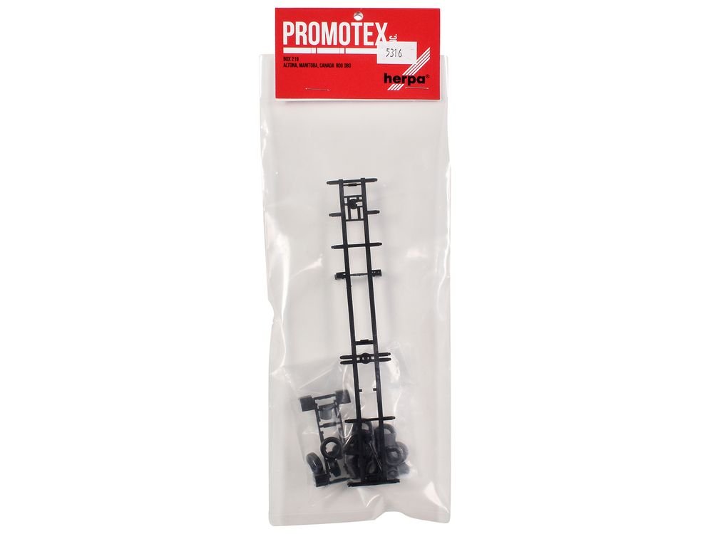 Container Chassis for 3-Axle 48ft Trailer 1/87 (HO) Plastic Model by Promotex view 3