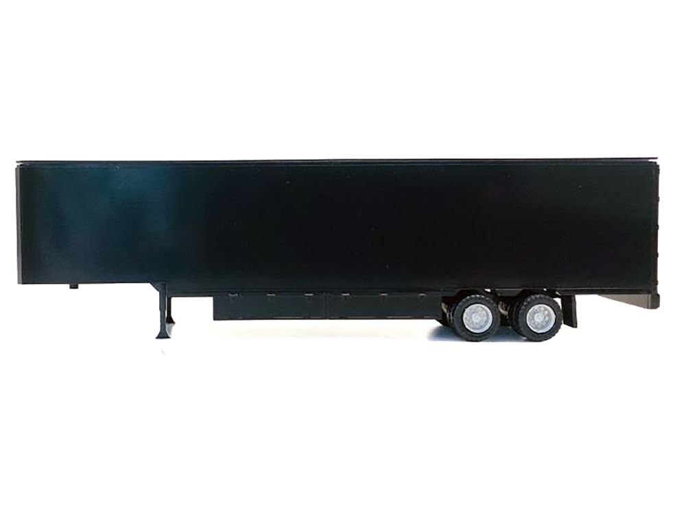 48ft Moving Van Trailer Black 1/87 (HO) Plastic Model by Promotex view 2