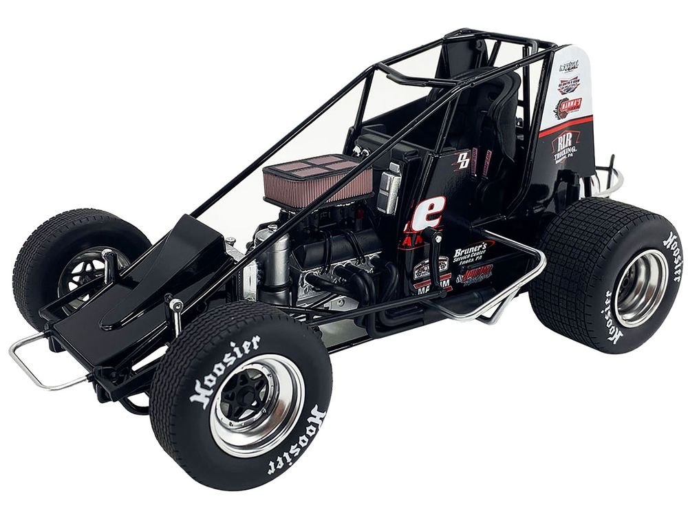 Winged Sprint Car #48 Danny Dietrich "Weikert's Livestock Inc." Gary Kauffman Racing (2024) 1/18 Diecast Model Car by ACME view 2