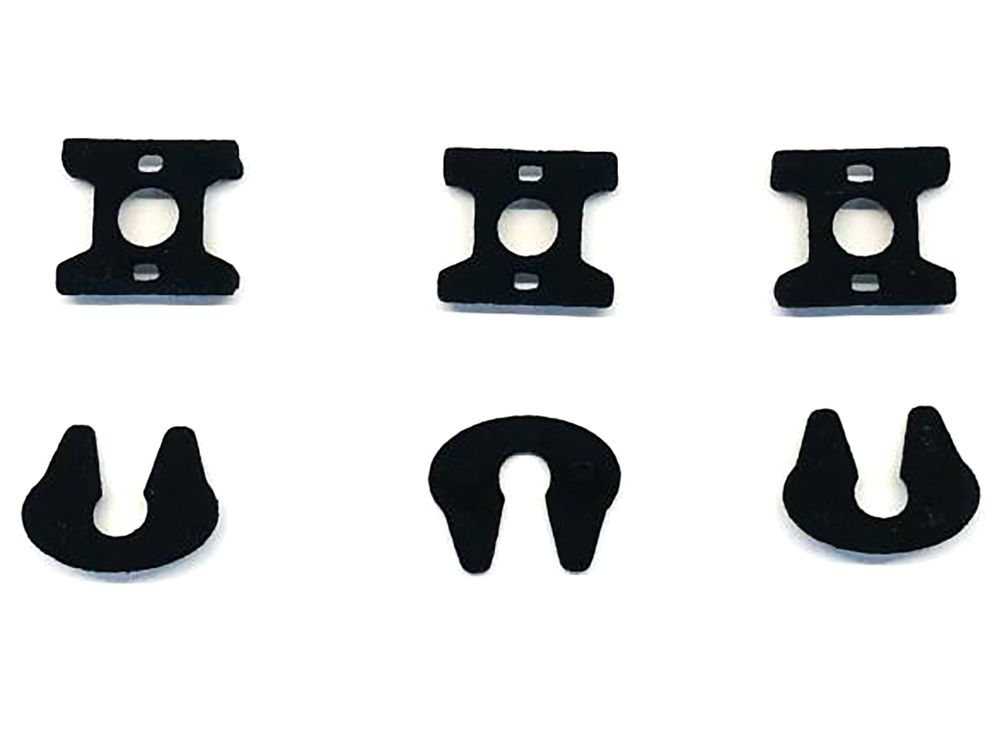 Fifth Wheel Sets (3 Sets) 1/87 (HO) Plastic Model by Promotex view 2