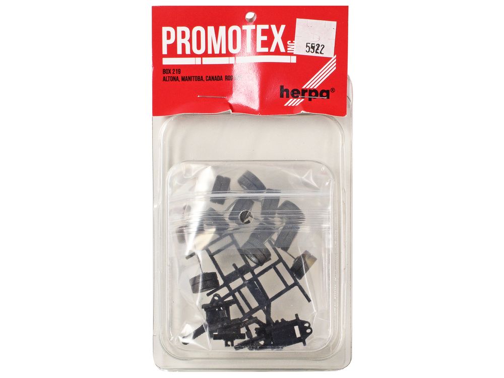 Lowboy Dual Axle Booster with Integrated Rear Axle and Fenders (2 Sets) 1/87 (HO) Plastic Model by Promotex view 3