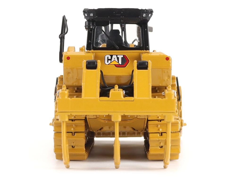 CAT Caterpillar D8 Track-Type Dozer (Standard Configuration) Yellow "High Line" Series  1/50 Diecast Model by Diecast Masters view 4