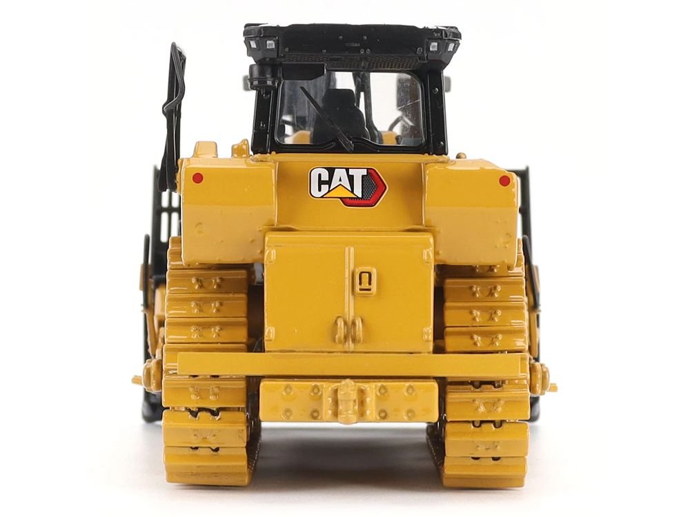 CAT Caterpillar D8 Track-Type Dozer (Waste Handler Configuration) Yellow "High Line" Series 1/50 Diecast Model by Diecast Masters view 4