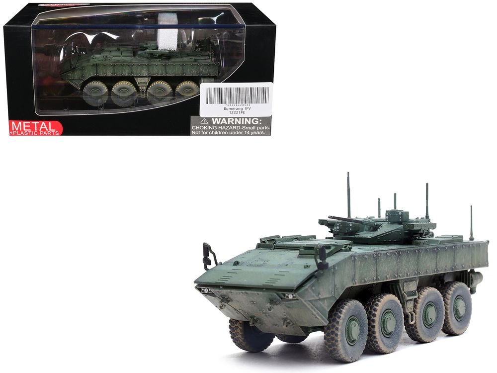 Bumerang (Object K-17) IFV (Infantry Fighting Vehicle) "Russian Army" Green Camouflage "Armor Premium" Series 1/72 Diecast Model by Panzerkampf