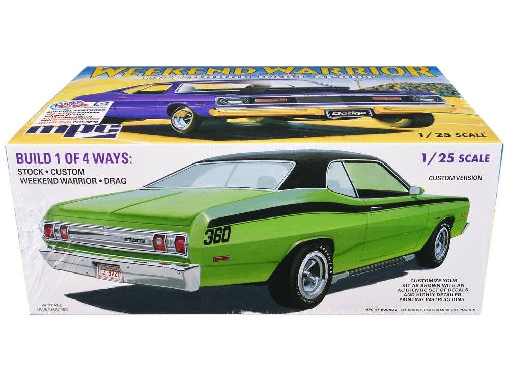 Skill 2 Model Kit 1976 Dodge Dart Sport "Weekend Warrior" 1/25 Scale Model by MPC view 2