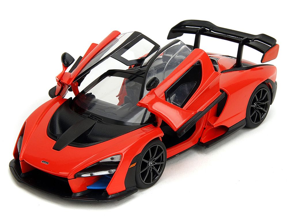McLaren Senna Red and Black "Fast X" (2023) Movie "Fast & Furious" Series 1/24 Diecast Model Car by Jada view 2