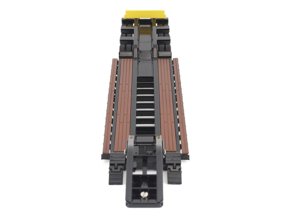 Trail King TK120 Hydraulic Detachable Gooseneck Lowboy Trailer Black (Outrigger Version) "Transport Series" 1/50 Diecast Model by Diecast Masters view 4