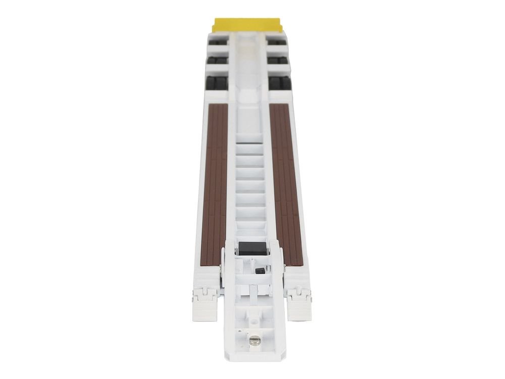 Trail King TK120 Hydraulic Detachable Gooseneck Lowboy Trailer White (Regular Version) "Transport Series" 1/50 Diecast Model by Diecast Masters view 5