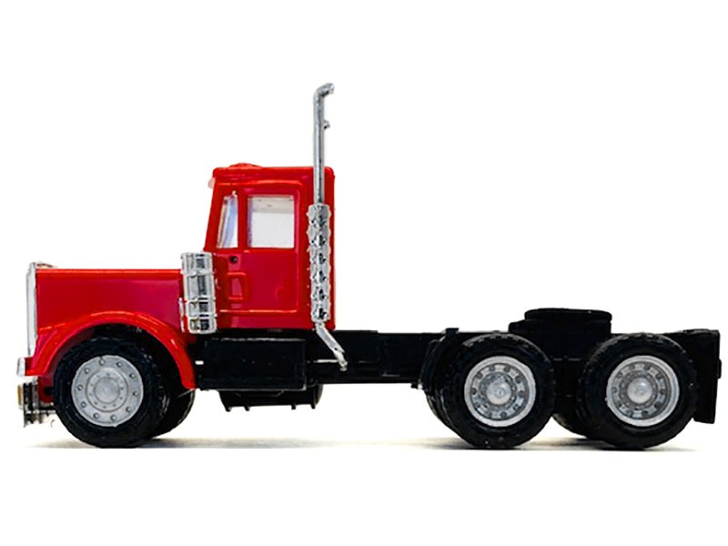 Kenworth W900 Short Day Cab "New Version" Red 1/87 (HO) Plastic Model Car by Promotex view 2