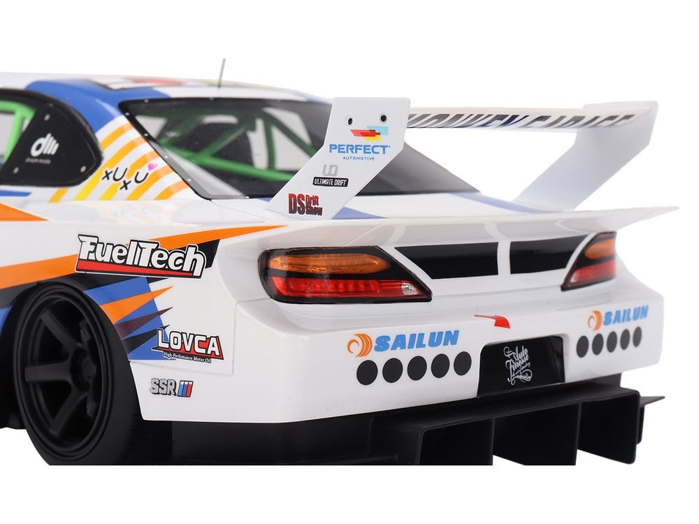 Nissan LB-Super Silhouette S15 SILVIA #555 Yukio Fausto "Formula Drift Japan" (2023) 1/18 Model Car by Top Speed view 4