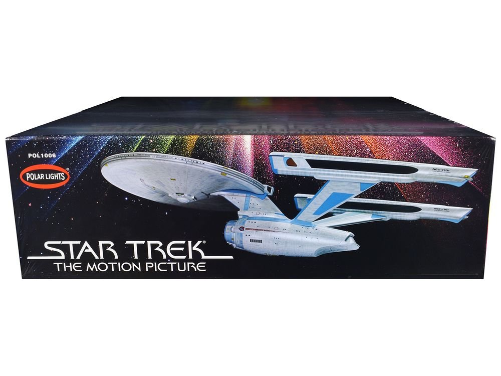 Skill 2 Model Kit U.S.S. Enterprise NCC-1701 Refit Spaceship "Star Trek: The Motion Picture" (1979) Movie 1/350 Scale Model by Polar Lights view 2