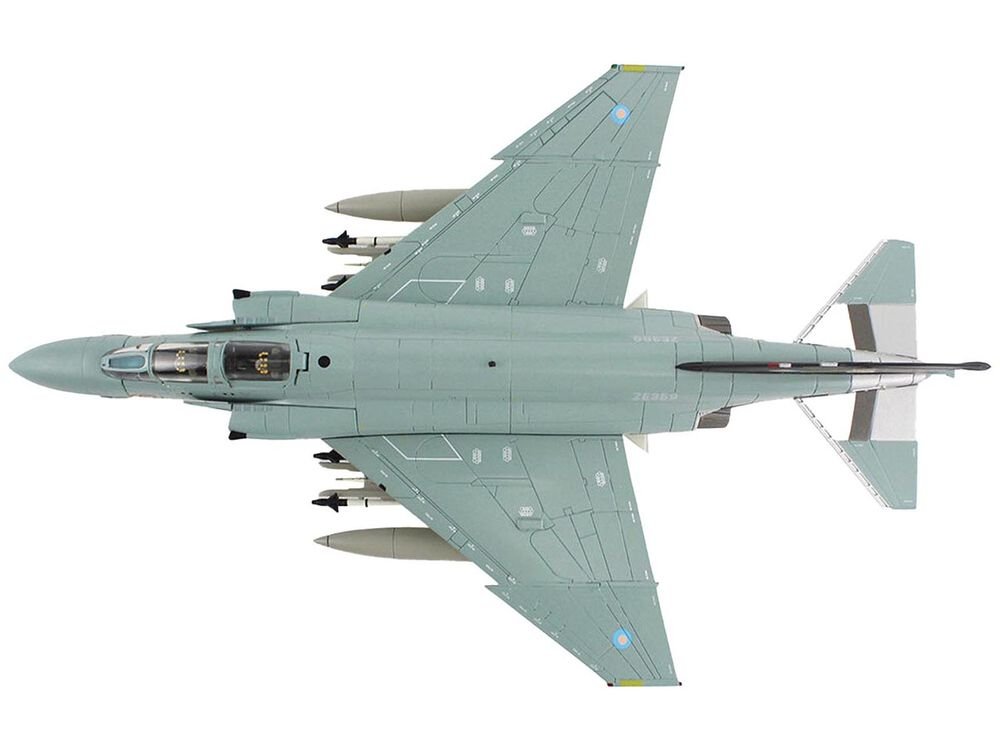 McDonnell Douglas F-4J(UK) Phantom II Fighter-Bomber Aircraft "ZE359 AF Wattisham England" British Royal Air Force "Air Power Series" 1/72 Diecast Model by Hobby Master view 3