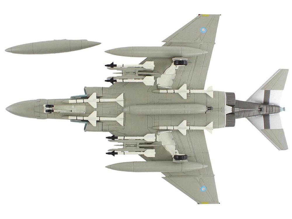 McDonnell Douglas F-4J(UK) Phantom II Fighter-Bomber Aircraft "ZE359 AF Wattisham England" British Royal Air Force "Air Power Series" 1/72 Diecast Model by Hobby Master view 4