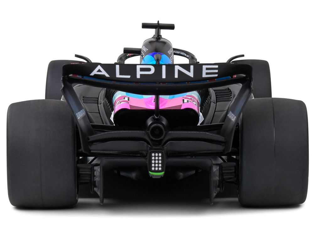 Alpine A524 Presentation Edition "BWT" "Formula One F1 World Championship" (2024) "Competition" Series 1/18 Diecast Model Car by Solido view 5
