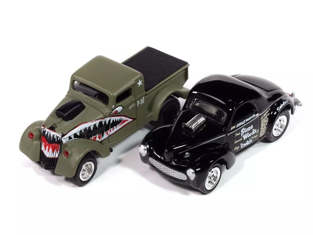 Johnny Lightning "2-Packs" 2024 Release 1 Set B of 6 pieces 1/64 Diecast Model Cars by Johnny Lightning view 2