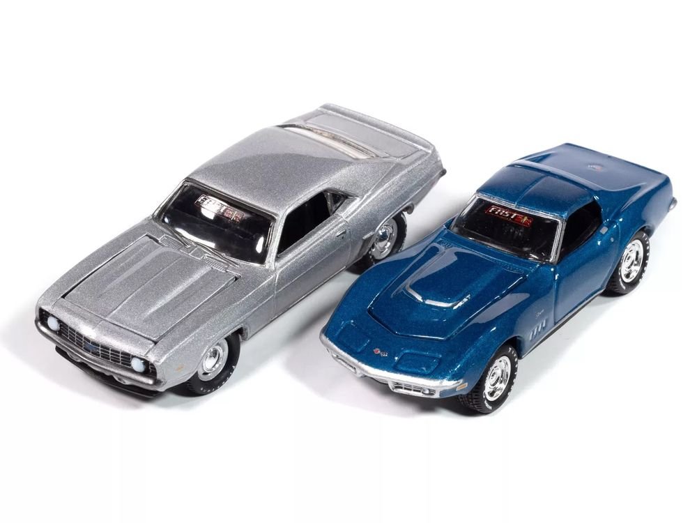 Johnny Lightning "2-Packs" 2024 Release 1 Set B of 6 pieces 1/64 Diecast Model Cars by Johnny Lightning view 3