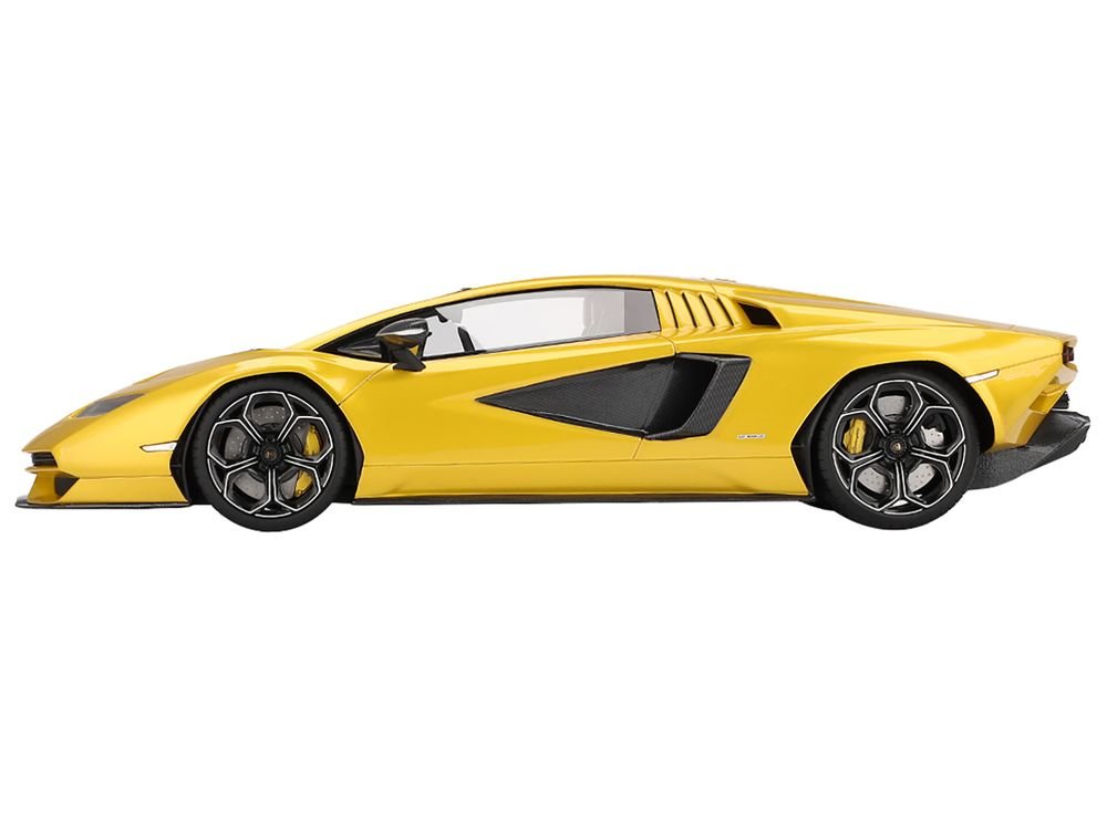 Lamborghini Countach LPI 800-4 New Giallo Orion Gold Metallic 1/18 Model Car by Top Speed view 3