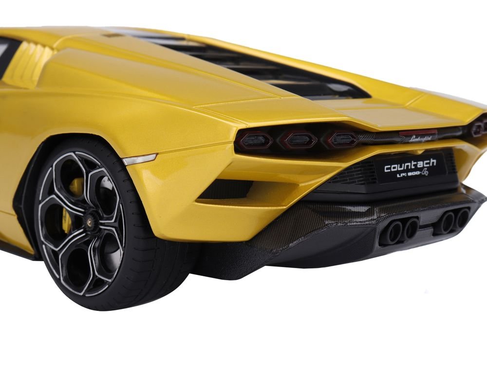 Lamborghini Countach LPI 800-4 New Giallo Orion Gold Metallic 1/18 Model Car by Top Speed view 5