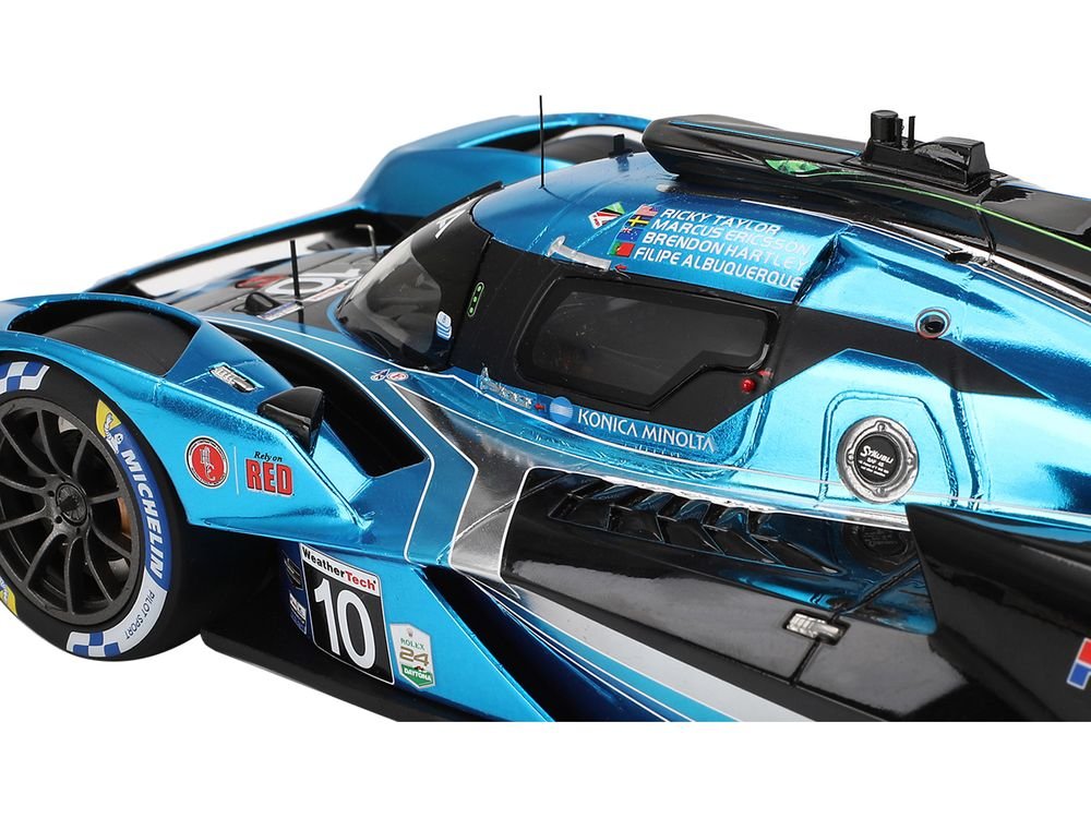 Acura ARX-06 GTP #10 Filipe Albuquerque - Marcus Ericsson - Brendon Hartley - Ricky Taylor "Wayne Taylor Racing with Andretti" IMSA "24 Hours of Daytona" (2024) 1/18 Model Car by Top Speed view 5