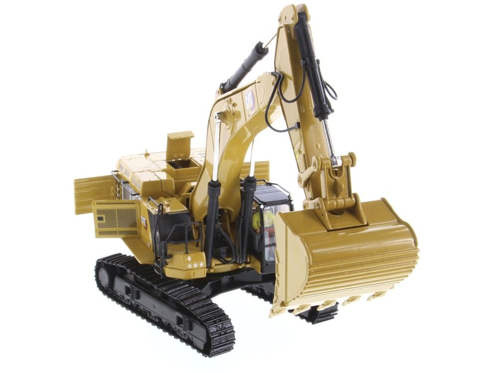 CAT Caterpillar 395 Next Generation Hydraulic Excavator "Mass Excavation Version" Yellow "High Line Series" 1/50 Diecast Model by Diecast Masters view 2
