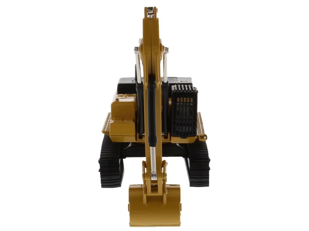 CAT Caterpillar 385C L Hydraulic Excavator Yellow "Play & Collect!" Series 1/64 Diecast Model by Diecast Masters view 5