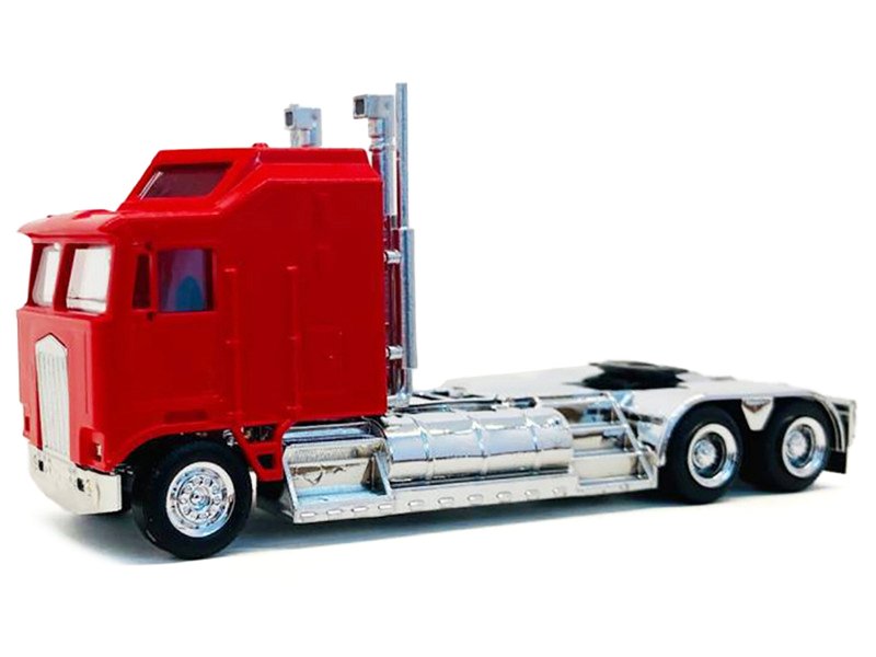 Kenworth K100 with 5-Bar Grill and XXL Chassis Red 1/87 (HO) Plastic Model by Promotex view 2