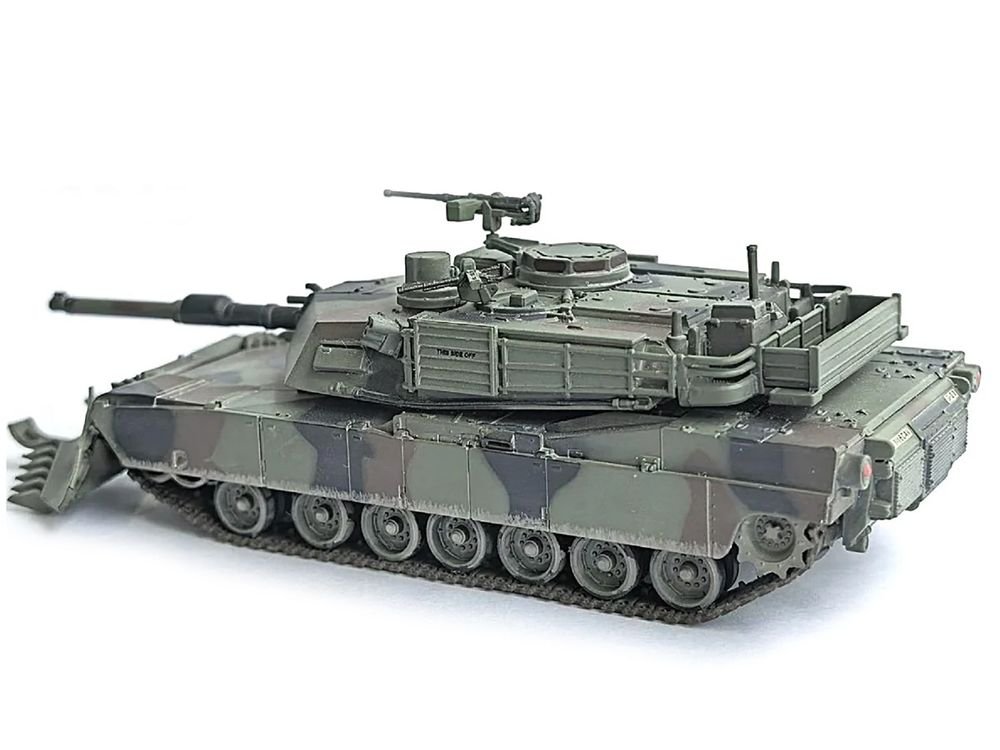 United States M1A2 SEP (System Enhancement Package) Tank with Mine Plow (Plowing Mode) "United States Army 1st Battalion 16th Cav. Reg. Fort Knox" (2002)" Green Camouflage "NEO Dragon Armor" Series 1/72 Plastic Model by Dragon Models view 2