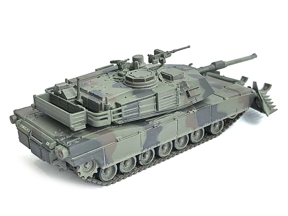 United States M1A2 SEP (System Enhancement Package) Tank with Mine Plow (Plowing Mode) "United States Army 1st Battalion 16th Cav. Reg. Fort Knox" (2002)" Green Camouflage "NEO Dragon Armor" Series 1/72 Plastic Model by Dragon Models view 3