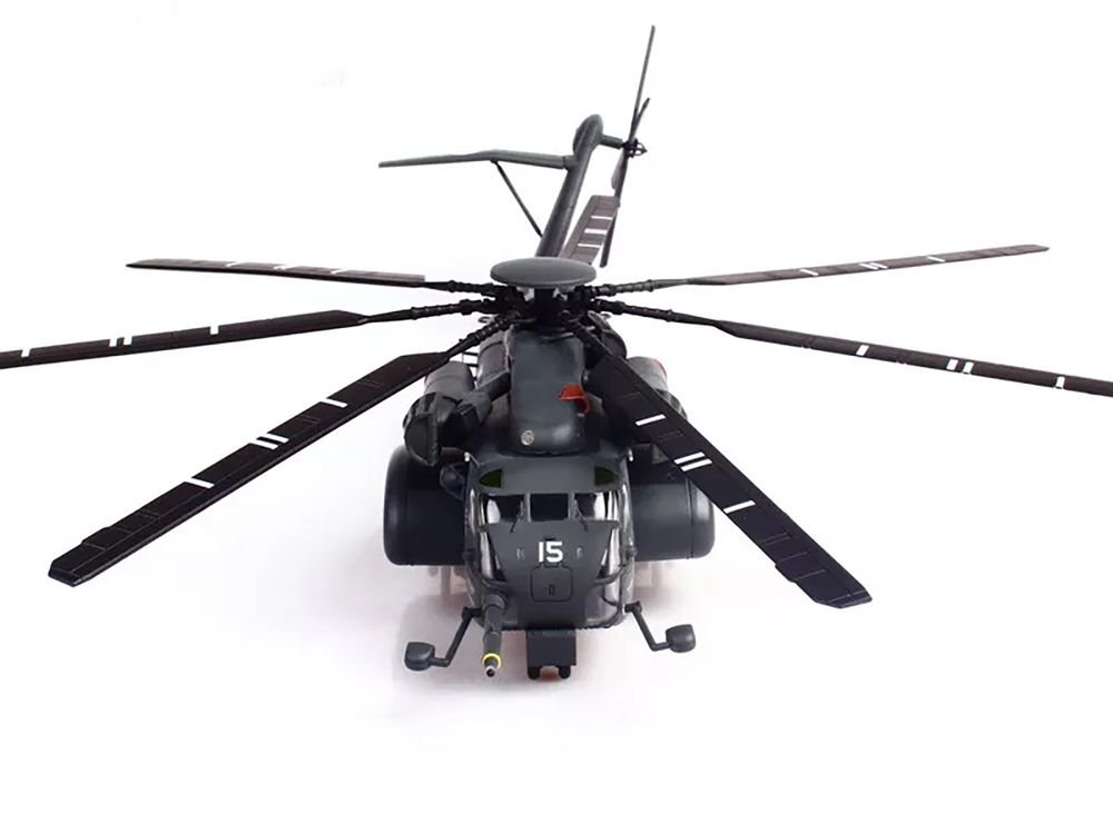 Sikorsky MH-53E Sea Dragon Helicopter "United States Navy Blackhawks Tail Number 15" Dark Gray 1/72 Diecast Model by Panzerkampf view 5