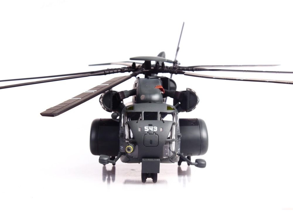 Sikorsky MH-53E Sea Dragon Helicopter "United States Navy Vanguard Tail Number 543" Dark Gray 1/72 Diecast Model by Panzerkampf view 5