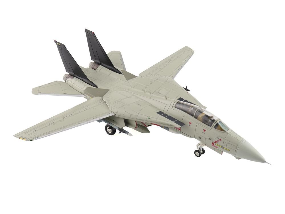 Grumman F-14A Tomcat Fighter Aircraft "Bandit Rogue Nation" United States Navy "Air Power Series" 1/72 Diecast Model by Hobby Master view 3