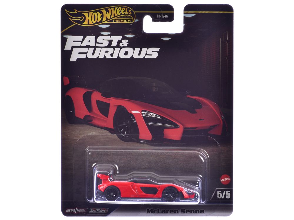McLaren Senna Red "Fast X" (2023) Movie "Fast & Furious" Series Diecast Model Car by Hot Wheels view 3