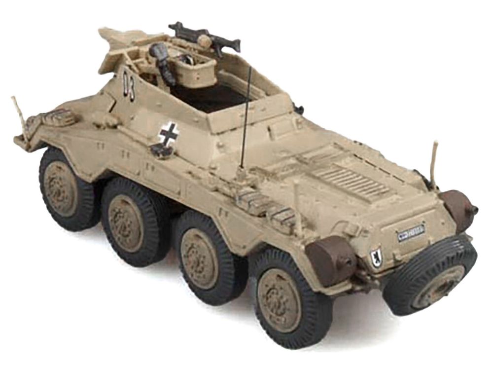 Sd.Kfz. 234/3 Armored Vehicle "#0 3rd Panzer Division Hungary" (1945) German Army 1/72 Diecast Model by Panzerstahl view 3