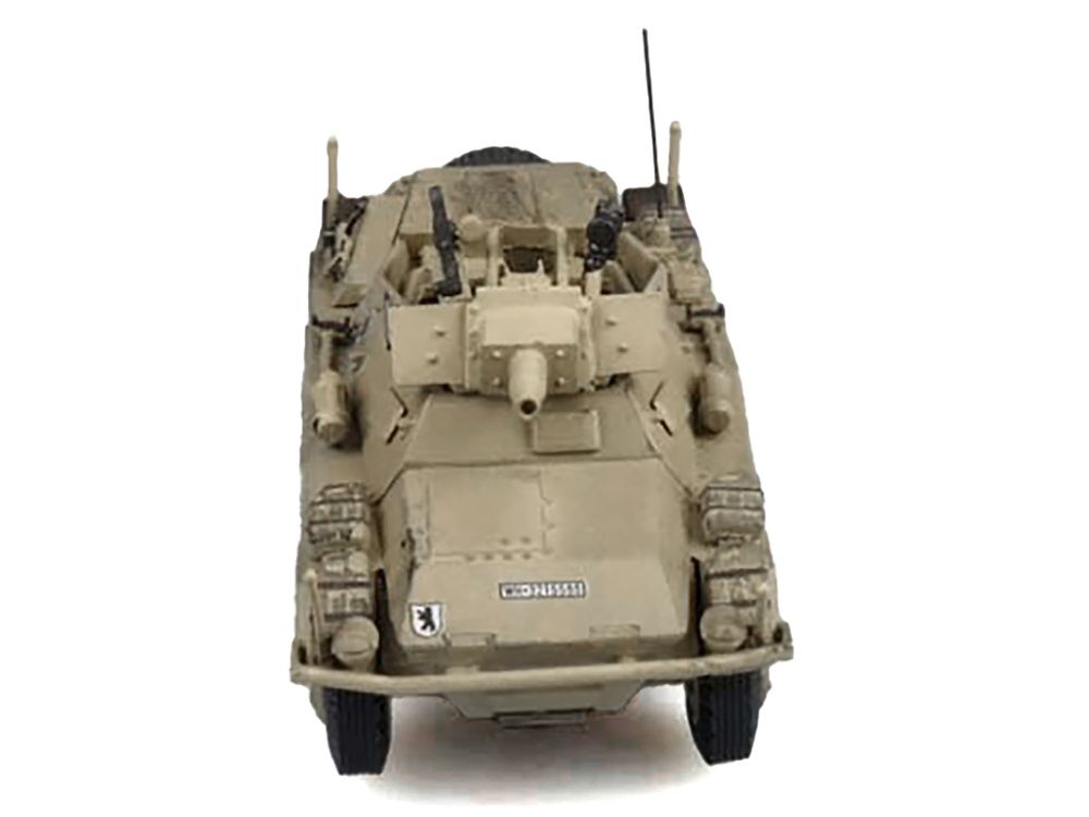 Sd.Kfz. 234/3 Armored Vehicle "#0 3rd Panzer Division Hungary" (1945) German Army 1/72 Diecast Model by Panzerstahl view 4