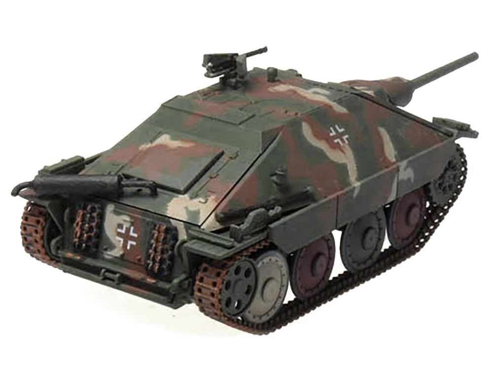 Hetzer (Starr) Tank Destroyer "Kampfgruppe Milowitz Prague" (1945) German Army 1/72 Diecast Model by Panzerstahl view 3